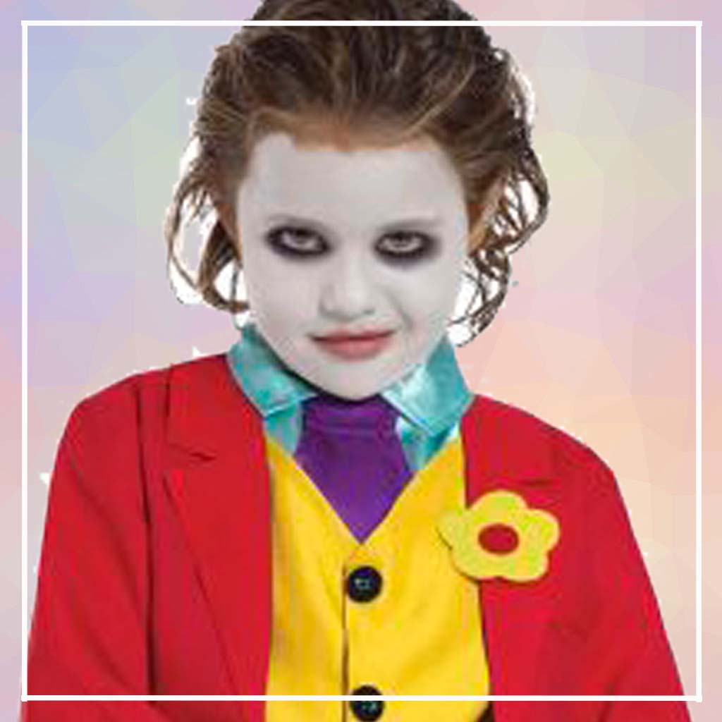 disfraz de joker para ni&ntilde;o y para ni&ntilde;a